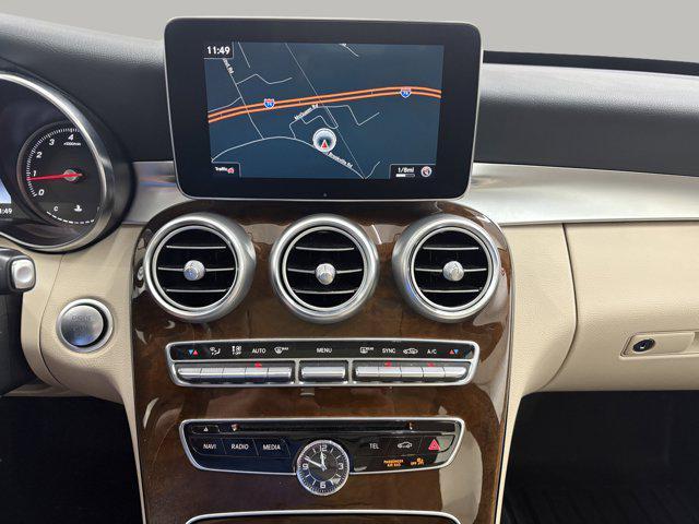 used 2018 Mercedes-Benz C-Class car, priced at $17,995