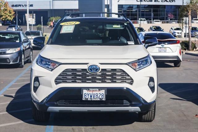 used 2021 Toyota RAV4 Hybrid car, priced at $37,998