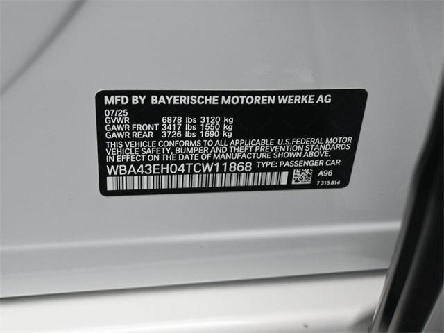 new 2026 BMW 750e car, priced at $116,780