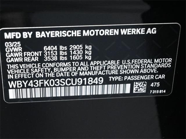 new 2025 BMW i5 car, priced at $87,205