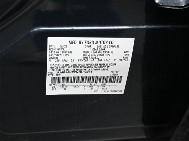 used 2022 Lincoln Nautilus car, priced at $35,990