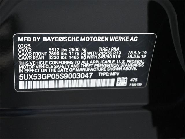 new 2025 BMW X3 car, priced at $59,110