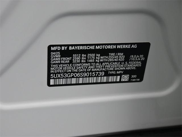 new 2025 BMW X3 car, priced at $55,125