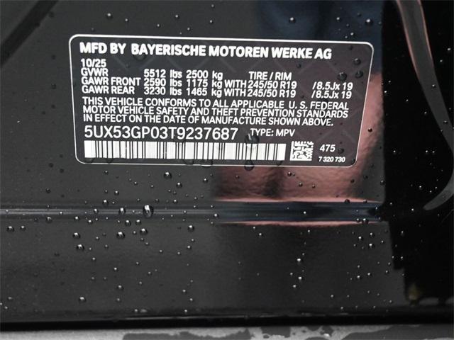 new 2026 BMW X3 car, priced at $57,785