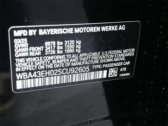 new 2025 BMW 750e car, priced at $109,585