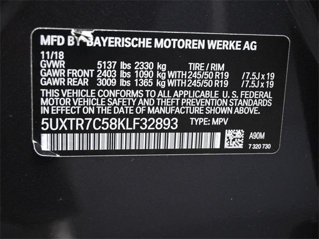 used 2019 BMW X3 car, priced at $19,196