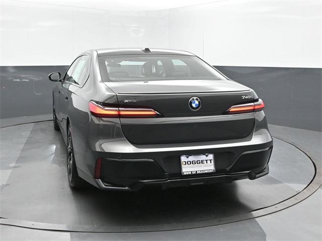 new 2025 BMW 740 car, priced at $122,095