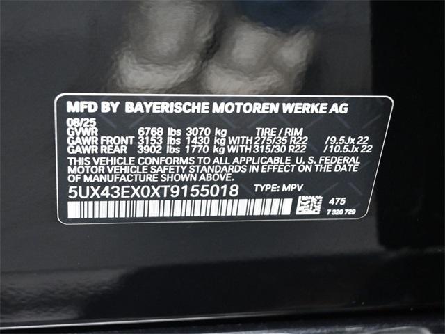 new 2026 BMW X6 car, priced at $103,025