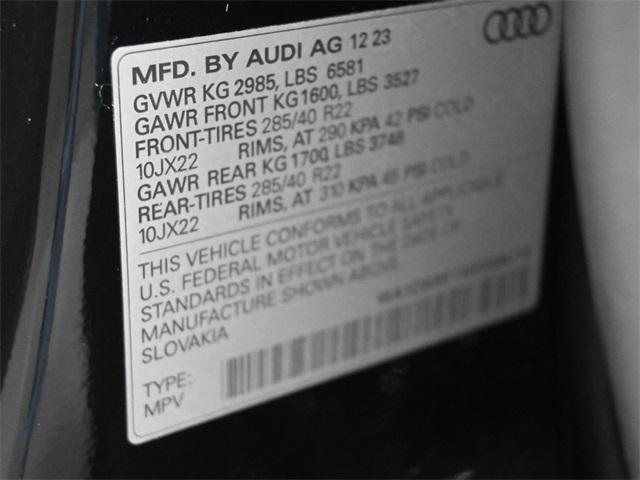 used 2024 Audi SQ8 car, priced at $82,748