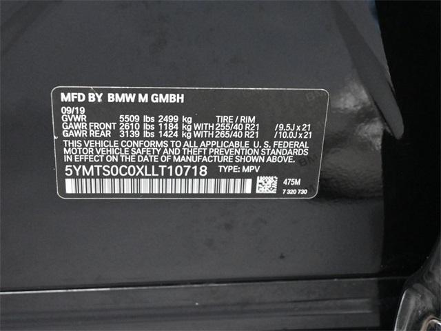 used 2020 BMW X3 M car, priced at $42,497