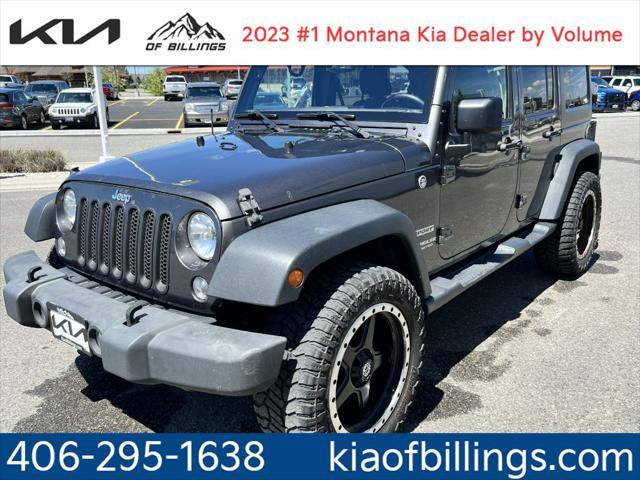 used 2016 Jeep Wrangler Unlimited car, priced at $21,995