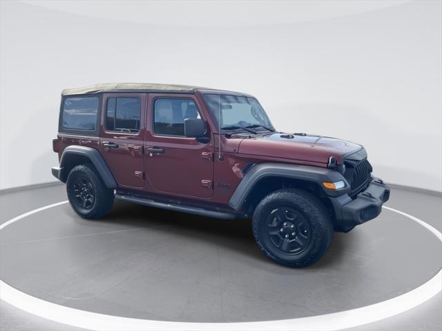 used 2021 Jeep Wrangler Unlimited car, priced at $30,469