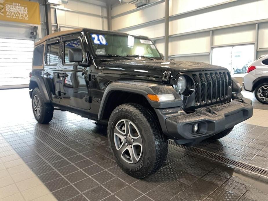 used 2020 Jeep Wrangler Unlimited car, priced at $33,921