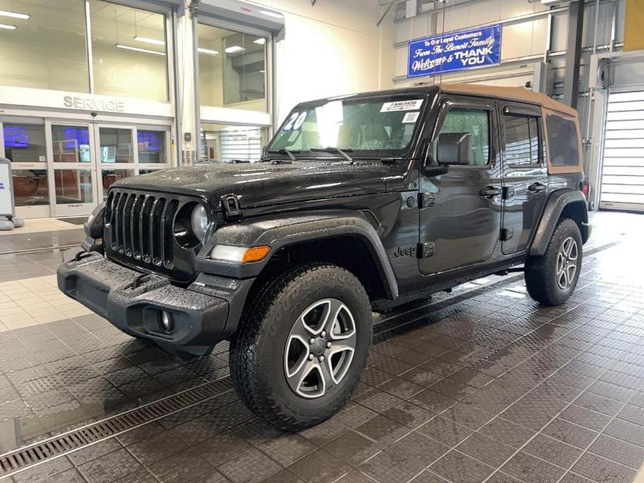 used 2020 Jeep Wrangler Unlimited car, priced at $33,921