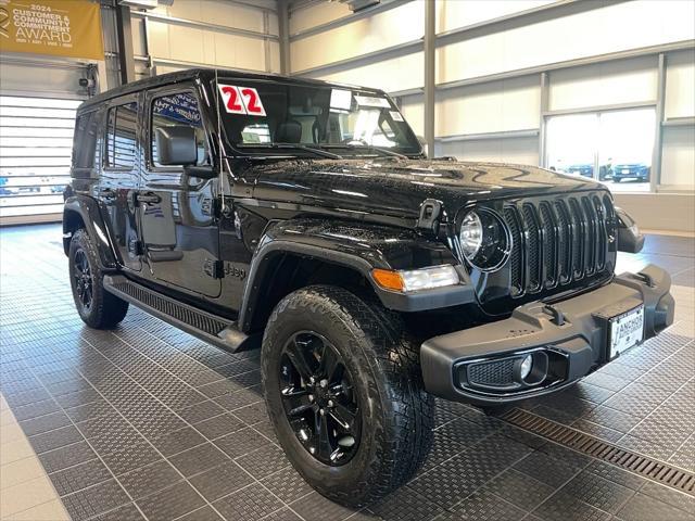 used 2022 Jeep Wrangler Unlimited car, priced at $42,941