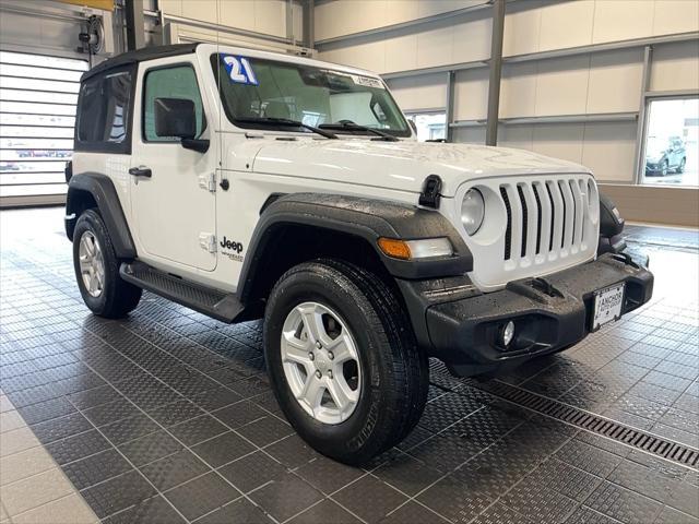 used 2021 Jeep Wrangler car, priced at $32,921