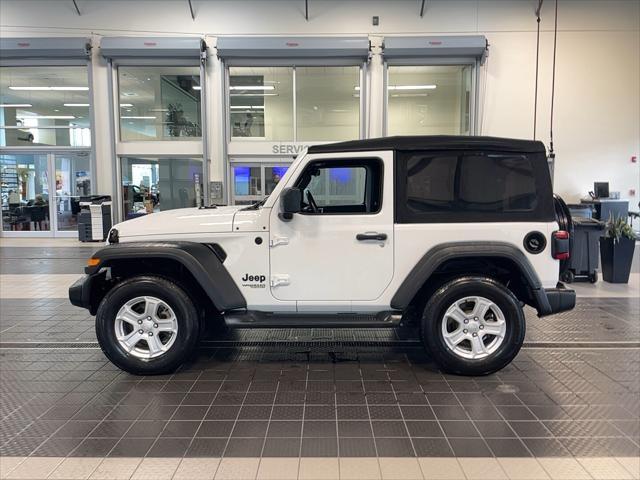 used 2021 Jeep Wrangler car, priced at $32,921