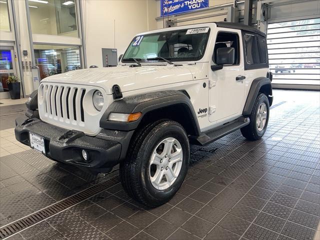 used 2021 Jeep Wrangler car, priced at $32,921