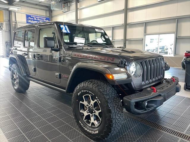 used 2021 Jeep Wrangler Unlimited car, priced at $44,921