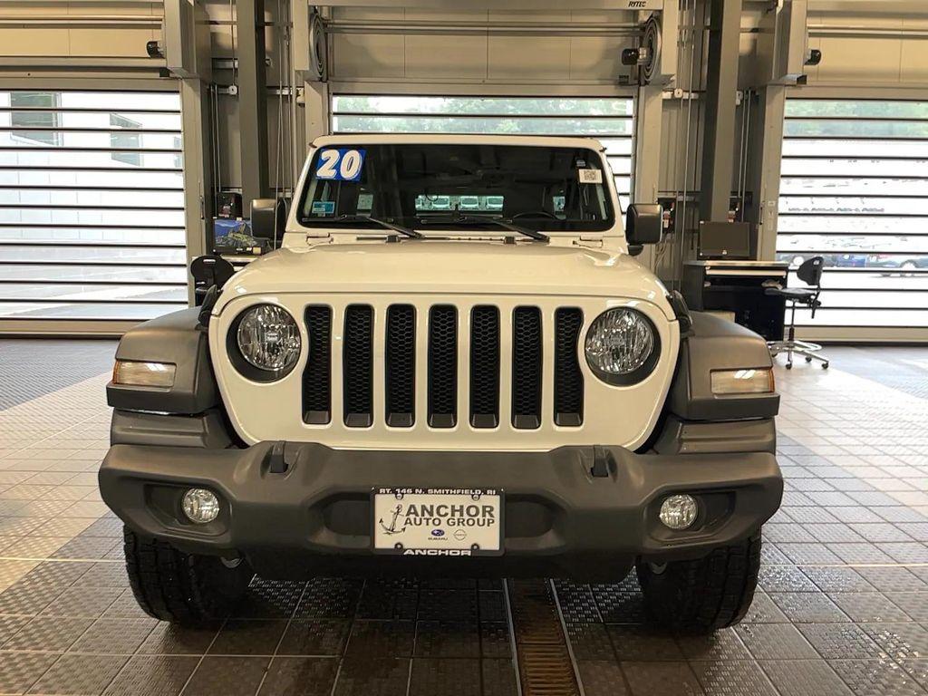 used 2020 Jeep Wrangler Unlimited car, priced at $33,921