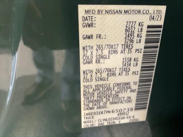 used 2023 Nissan Frontier car, priced at $43,401