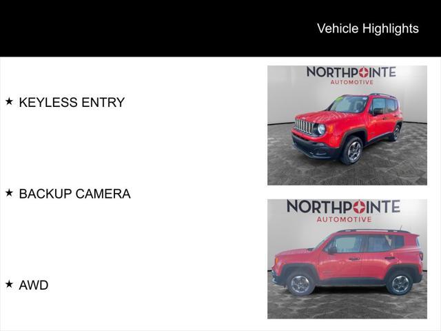 used 2018 Jeep Renegade car, priced at $15,800