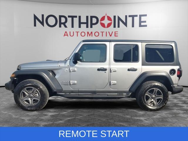 used 2018 Jeep Wrangler Unlimited car, priced at $23,600