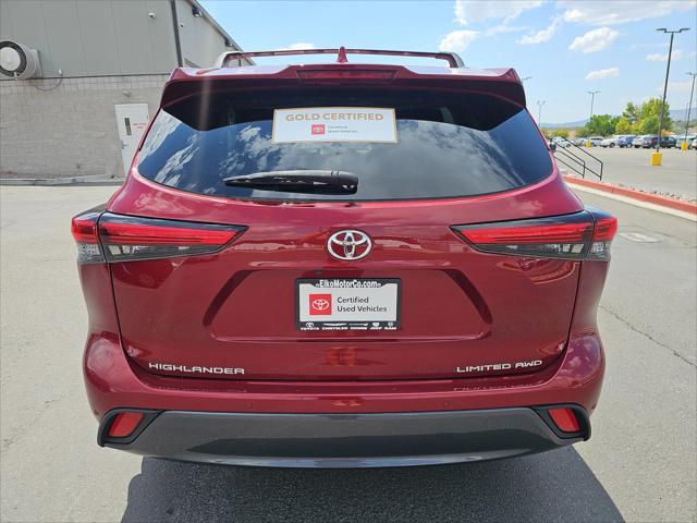 used 2022 Toyota Highlander car, priced at $38,499