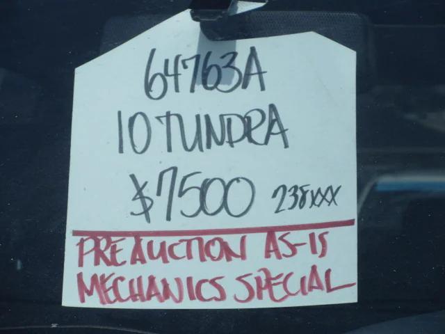 used 2010 Toyota Tundra car, priced at $6,800