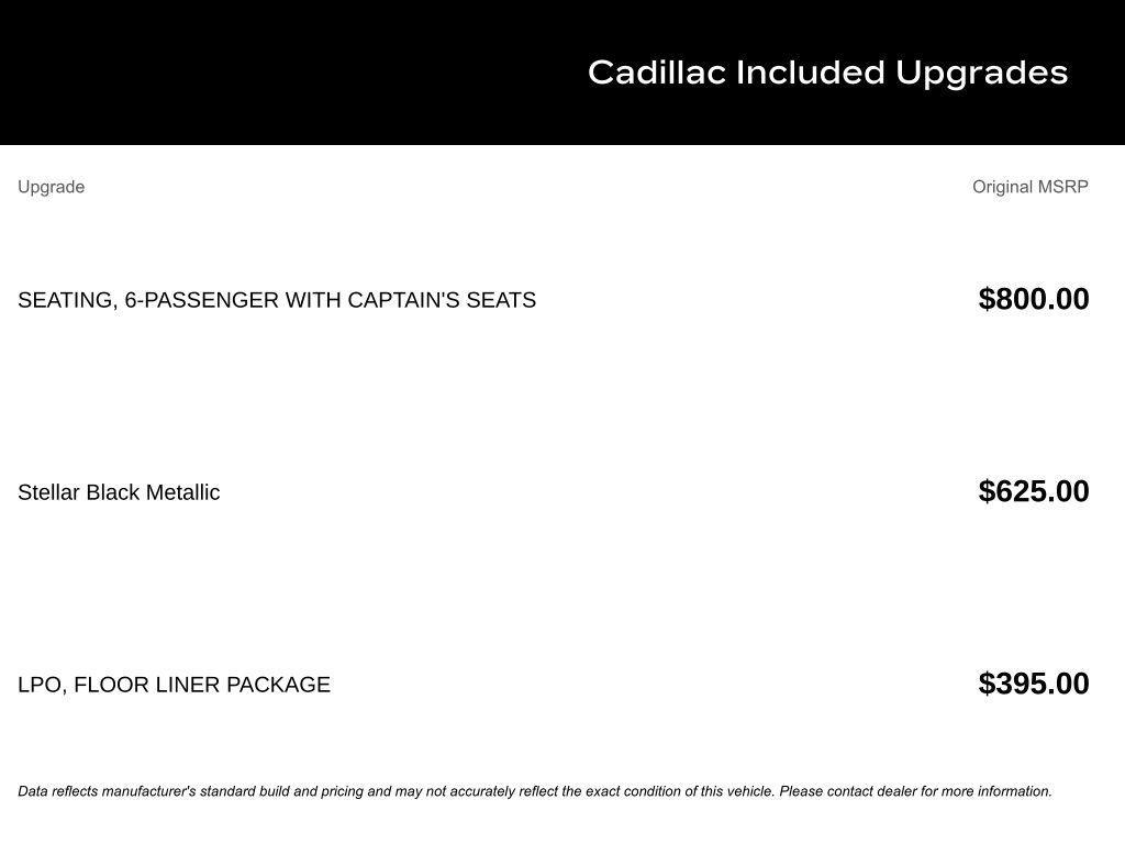 new 2026 Cadillac VISTIQ car, priced at $81,410