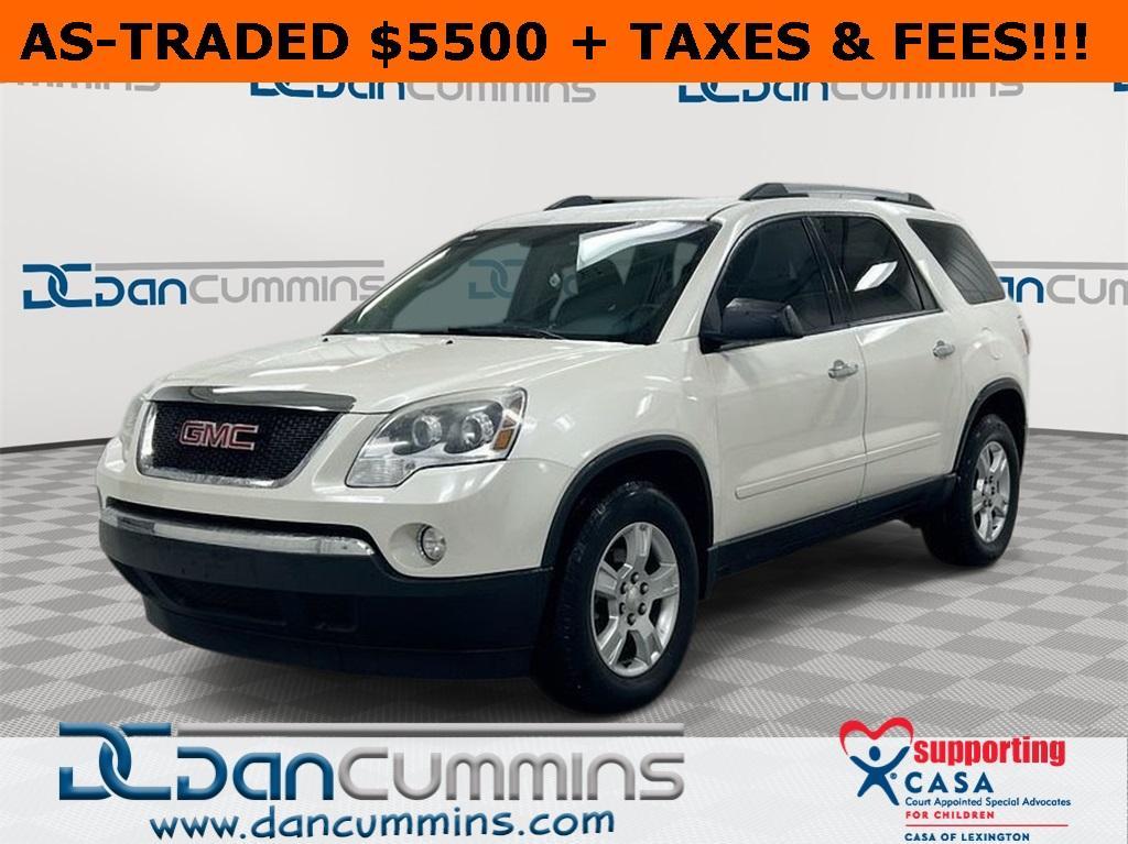 used 2012 GMC Acadia car, priced at $5,500