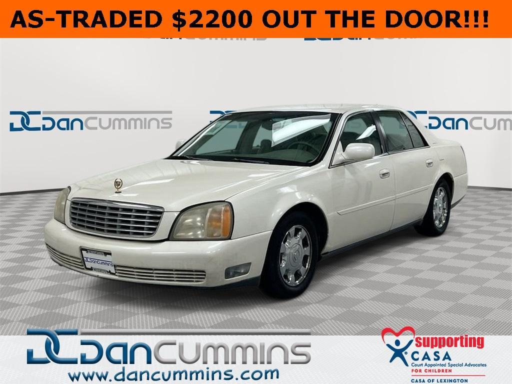 used 2002 Cadillac DeVille car, priced at $2,200