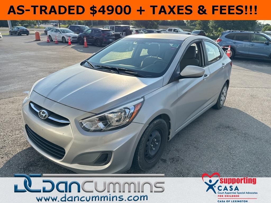 used 2017 Hyundai Accent car, priced at $4,900