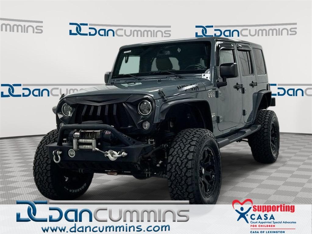 used 2015 Jeep Wrangler Unlimited car, priced at $19,587