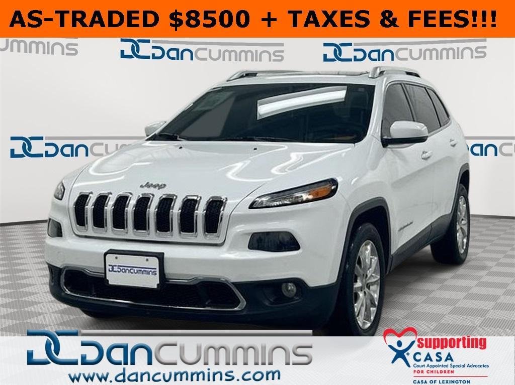 used 2015 Jeep Cherokee car, priced at $8,500