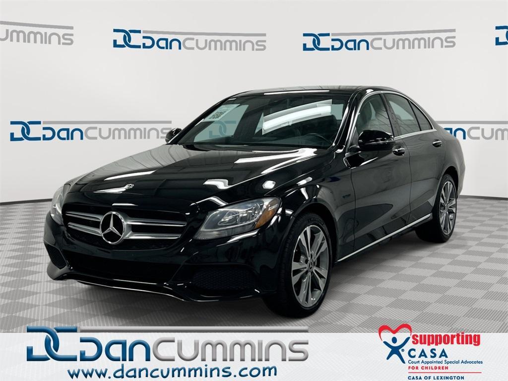 used 2018 Mercedes-Benz C-Class car, priced at $19,987