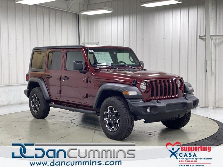 used 2021 Jeep Wrangler Unlimited car, priced at $31,987