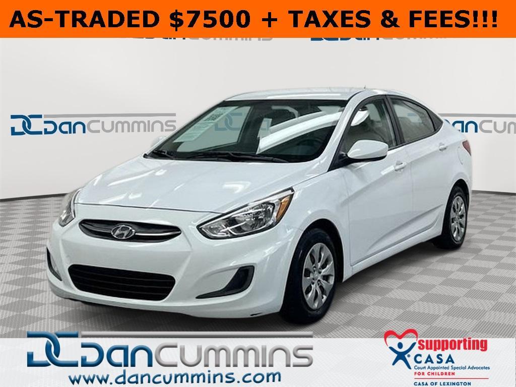 used 2017 Hyundai Accent car, priced at $7,500