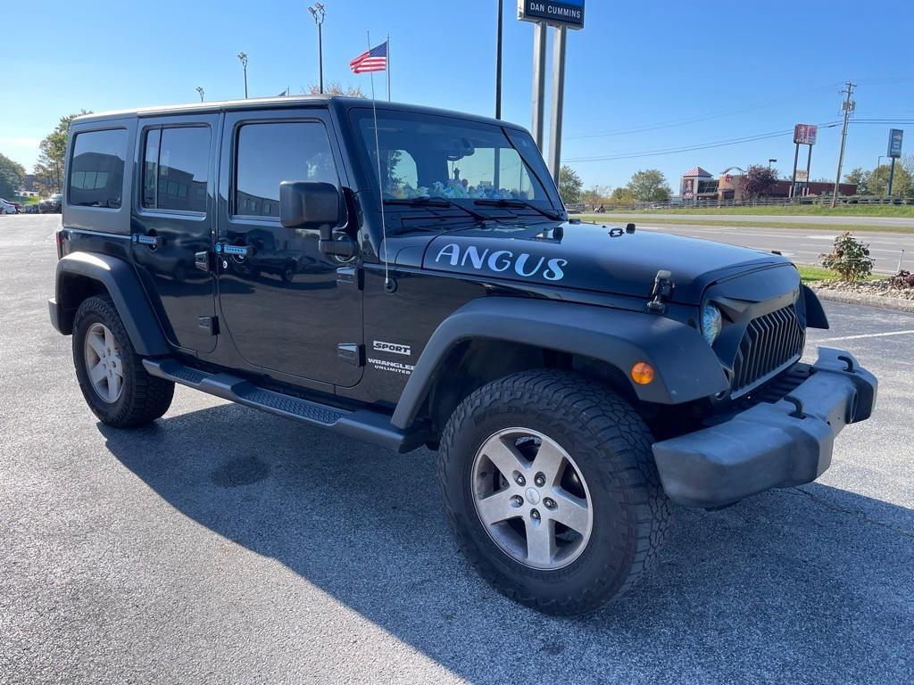 used 2017 Jeep Wrangler Unlimited car, priced at $19,587