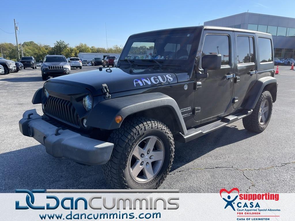 used 2017 Jeep Wrangler Unlimited car, priced at $19,587