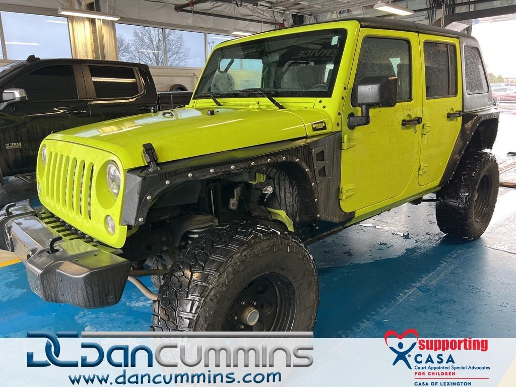 used 2016 Jeep Wrangler Unlimited car, priced at $19,587