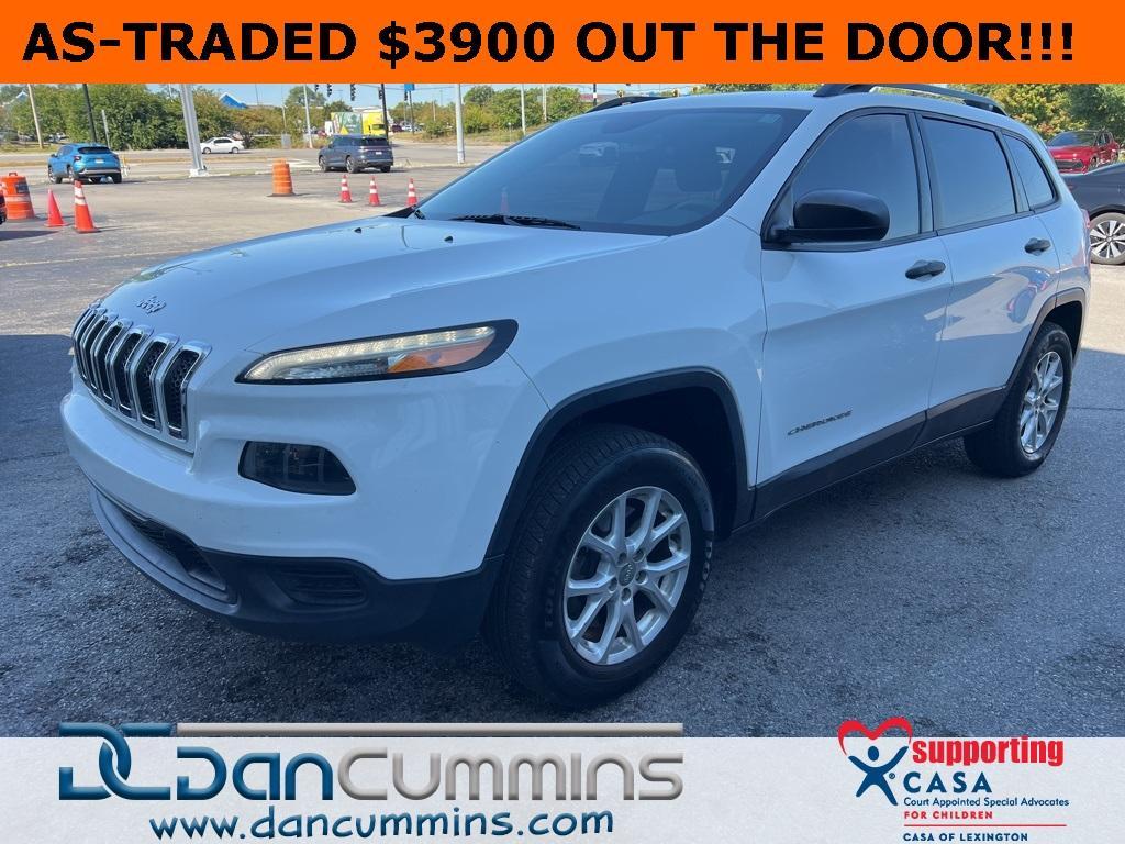 used 2015 Jeep Cherokee car, priced at $3,900