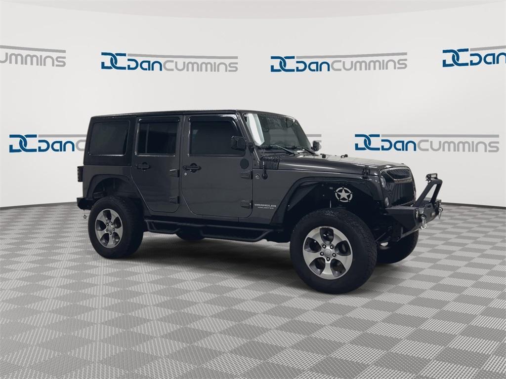used 2017 Jeep Wrangler Unlimited car, priced at $14,500