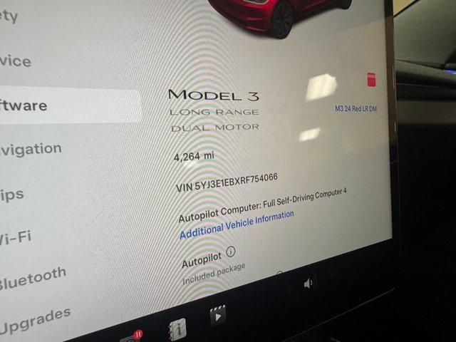 used 2024 Tesla Model 3 car, priced at $37,500