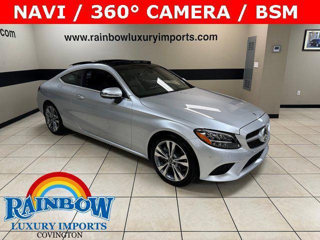 used 2021 Mercedes-Benz C-Class car, priced at $33,850