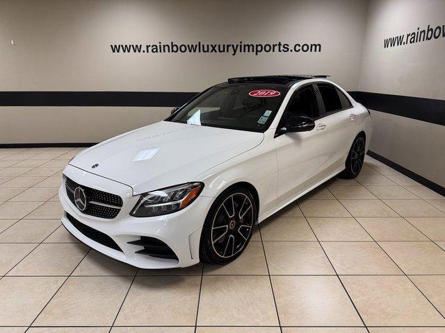 used 2019 Mercedes-Benz C-Class car, priced at $21,400