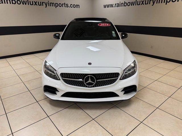 used 2019 Mercedes-Benz C-Class car, priced at $21,400