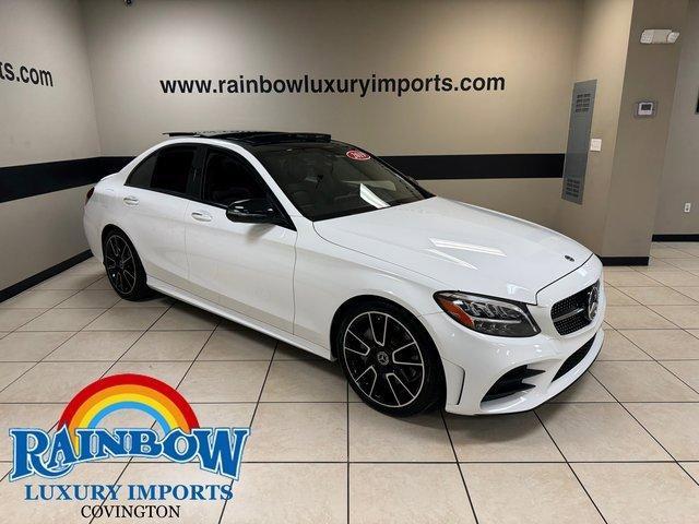 used 2019 Mercedes-Benz C-Class car, priced at $21,400