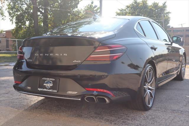 used 2022 Genesis G70 car, priced at $25,995