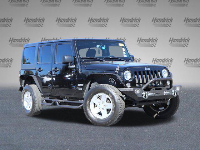 used 2015 Jeep Wrangler Unlimited car, priced at $18,915